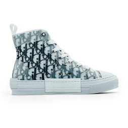 Dior High Top Logo White/Black
