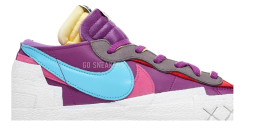 Nike KAWS x sacai x Blazer Low 'Purple Dusk'