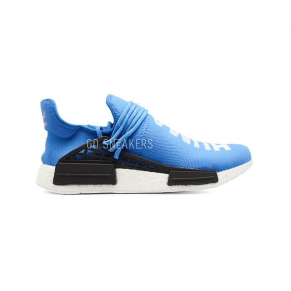 Мужские кроссовки Adidas x Pharell Human Race NMD Blue
