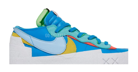 Унисекс кроссовки Nike KAWS x sacai x Blazer Low &amp;#039;Neptune Blue&amp;#039;
