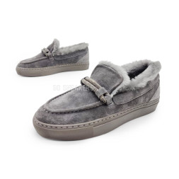 Brunello Cucinelli Winter Sneaker Suede Grey