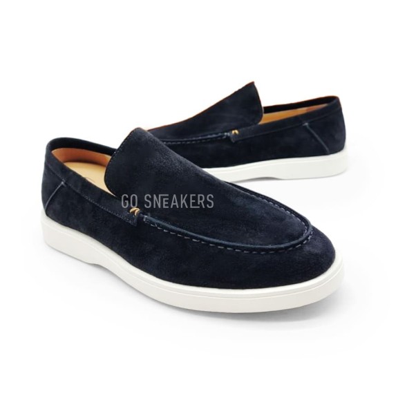 Мужские мокасины Santoni Man Moccasins Black