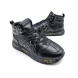 Мужские зимние кроссовки Premiata Leather High Man Winter Black