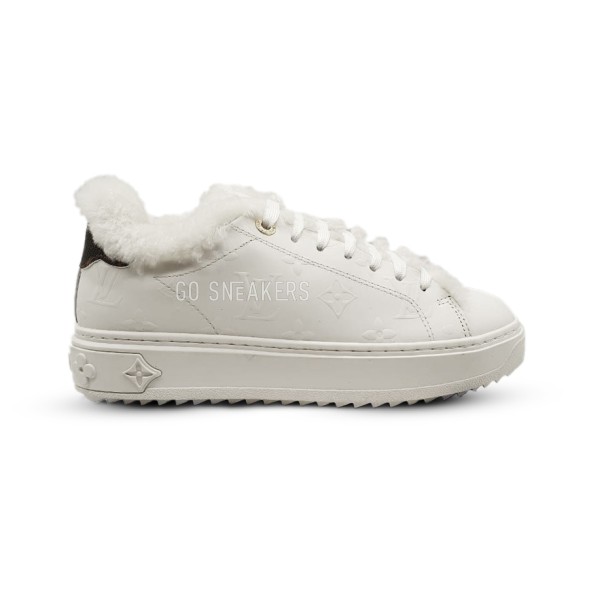 Унисекс зимние кроссовки Louis Vuitton Sneakers Winter Full White