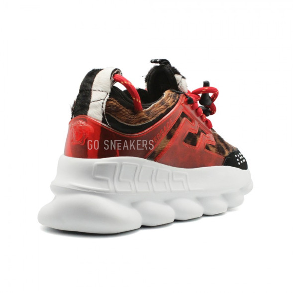 Мужские кроссовки Versace Chain Reaction Leopard Printed