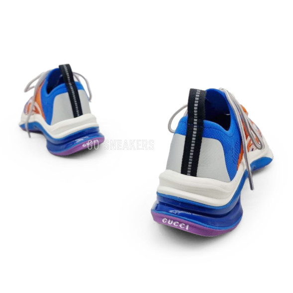 Женские кроссовки Gucci Run Sneaker Blue/Orange