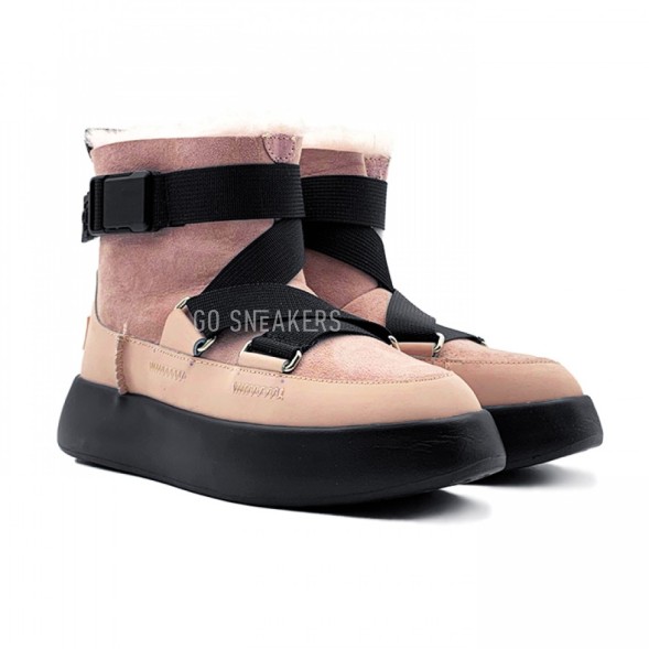Женские угги UGG Boom Buckle Boot - Pink Crystal