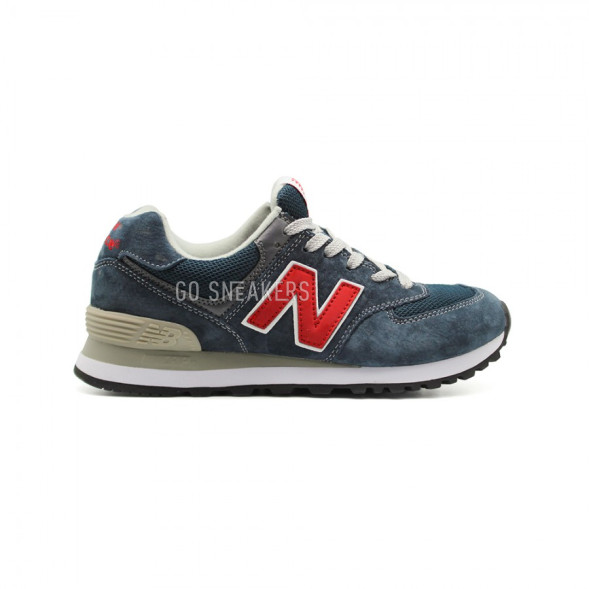 Женские кроссовки New Balance 574 Navy Red 1