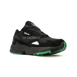 Кроссовки женские Adidas Falcon Black-Green