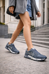 Premiata 483 Leather Grey