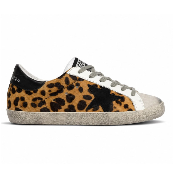 Женские кеды Golden Goose DB Superstar Wool and Suede Brown
