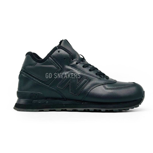 Унисекс зимние кроссовки New Balance Man Winter Leather Black