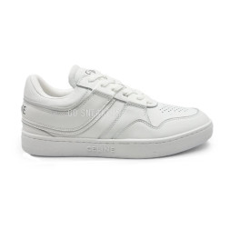 Celine Trainer Low Lace-Up White