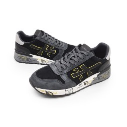 Premiata 483 Textile/Suede Grey/Black