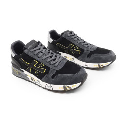 Premiata 483 Textile/Suede Grey/Black