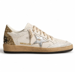 Golden Goose Ball Star with Metallic Leather Star and Glitter Heel Tab