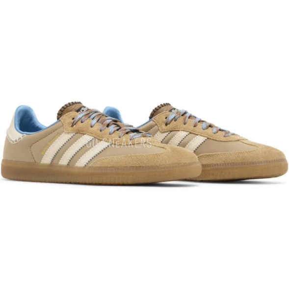 Унисекс кеды Adidas Samba x Wales Bonner Nylon Desert White
