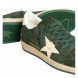 Унисекс кеды Golden Goose Ball Star Green suede with White leather star and White heel tab