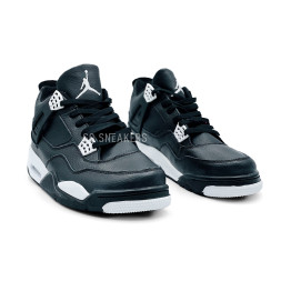 Nike Air Jordan Retro 4 Leather Black