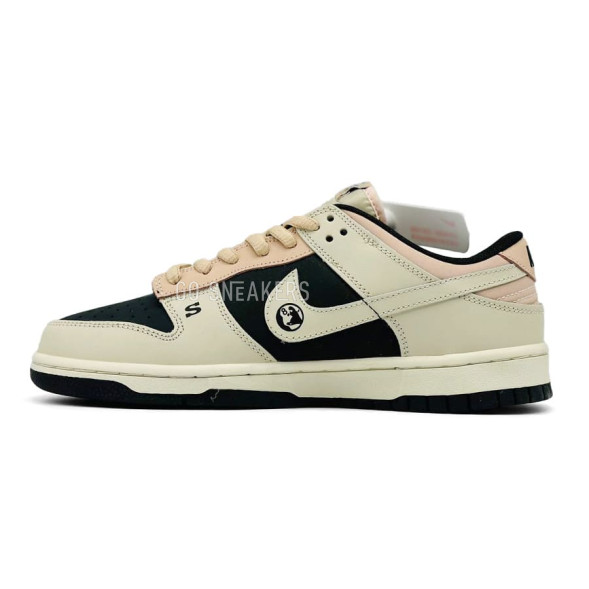 Женские кроссовки Nike Dunk Low Retro Team Red Woman Cream/Black