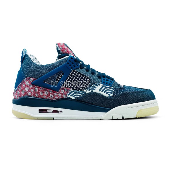 Унисекс кроссовки Nike Air Jordan 4 Sashiko Ocean Blue