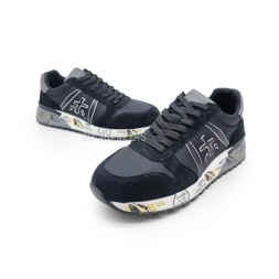 Premiata 483 Textile/Suede Black