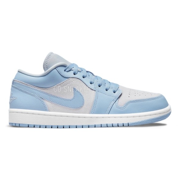 Унисекс кроссовки Nike Air Jordan 1 Low Football Grey Aluminum