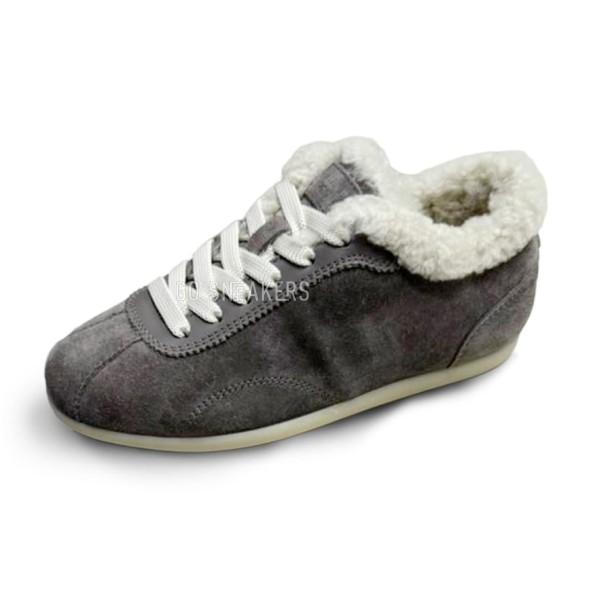 Женские зимние кроссовки Brunello Cucinelli Sneakers Winter Grey