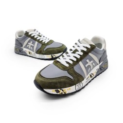Premiata Textile/Suede Grey/Khaki