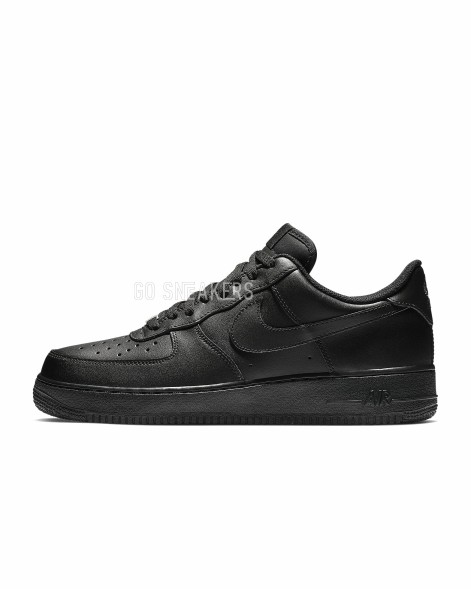 Унисекс кроссовки Nike Air Force 1 Low Black/Black ’07