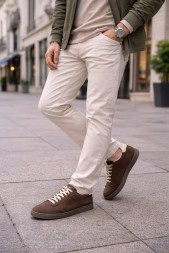 Brunello Cucinelli Suede Sneakers Brown