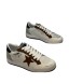 Мужские кеды Golden Goose Ballstar White/Brown Glitter