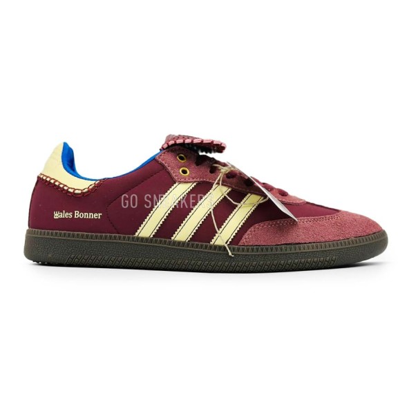 Мужские кроссовки Adidas Samba Nylon Wales Bonner Fox Vinous Man